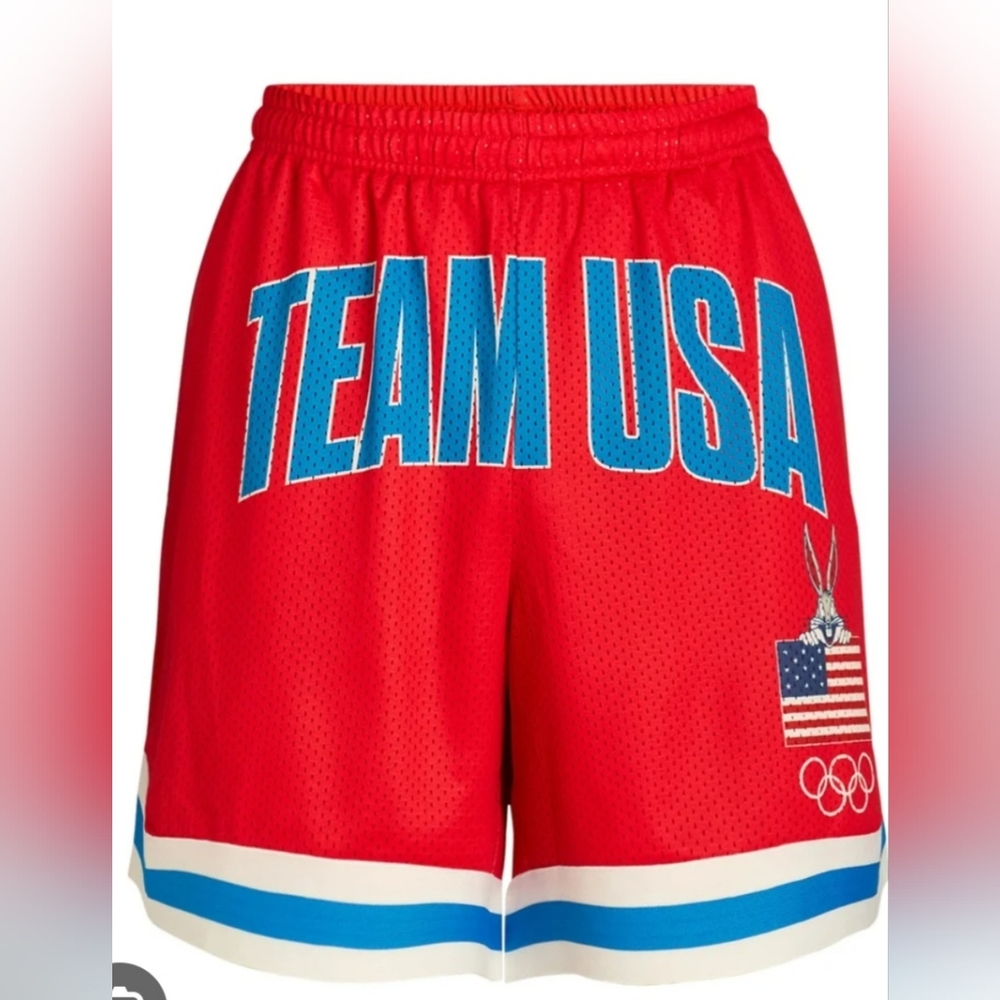 Warner Bros. Red Team USA Athletic Shorts